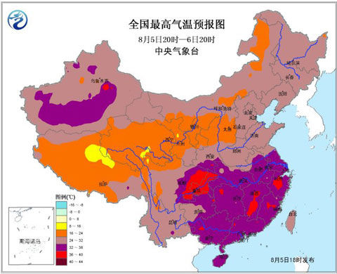 高温预报图